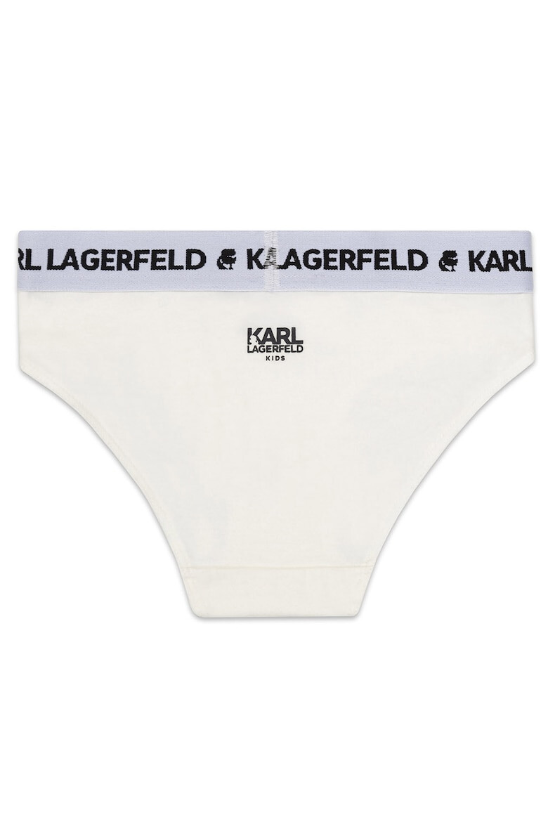 KARL LAGERFELD KIDS Бикини с лого - 2 чифта - Pepit.bg