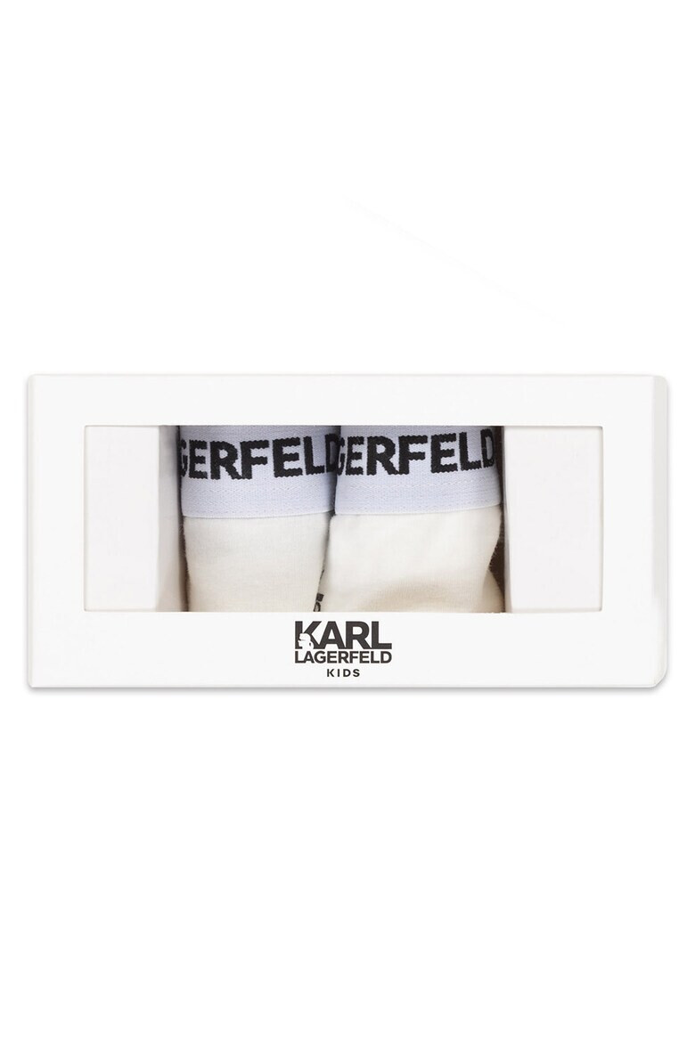 KARL LAGERFELD KIDS Бикини с лого - 2 чифта - Pepit.bg