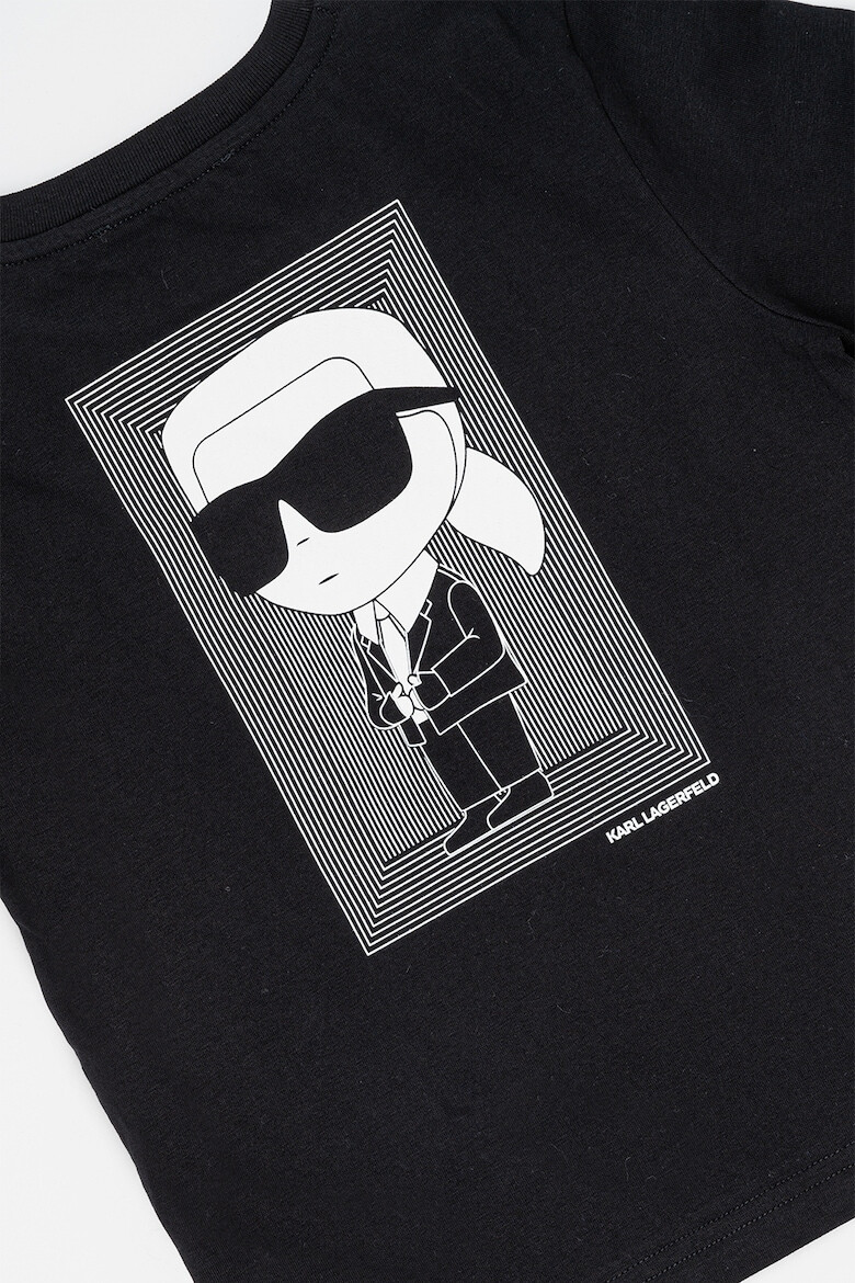 KARL LAGERFELD KIDS Блуза от памук с лого - Pepit.bg