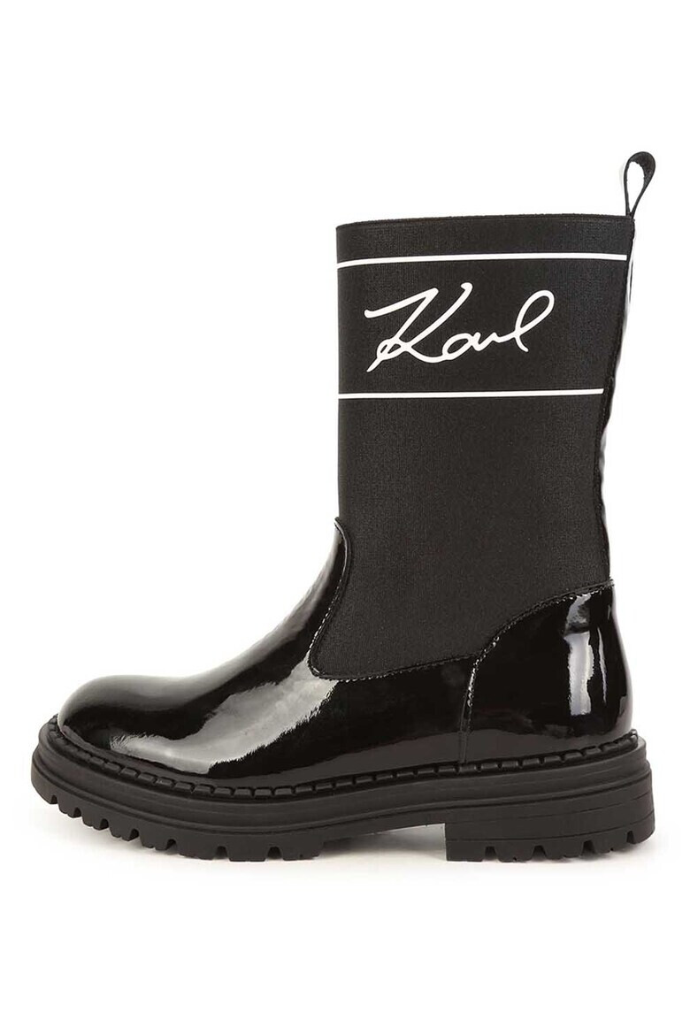 KARL LAGERFELD KIDS Ботуши с лого - Pepit.bg