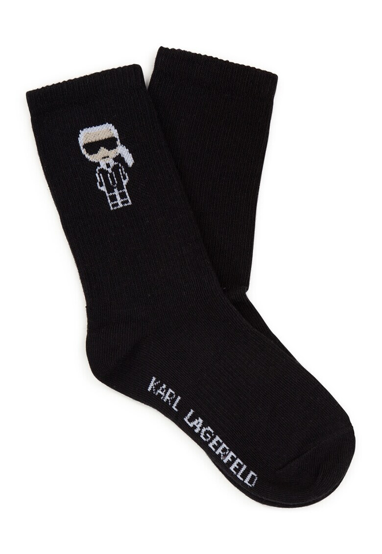 KARL LAGERFELD KIDS Дълги чорапи с лого - Pepit.bg