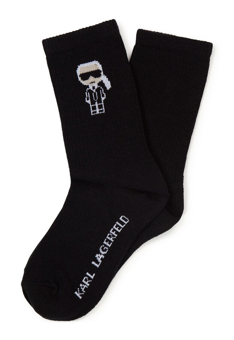 KARL LAGERFELD KIDS Дълги чорапи с лого - Pepit.bg
