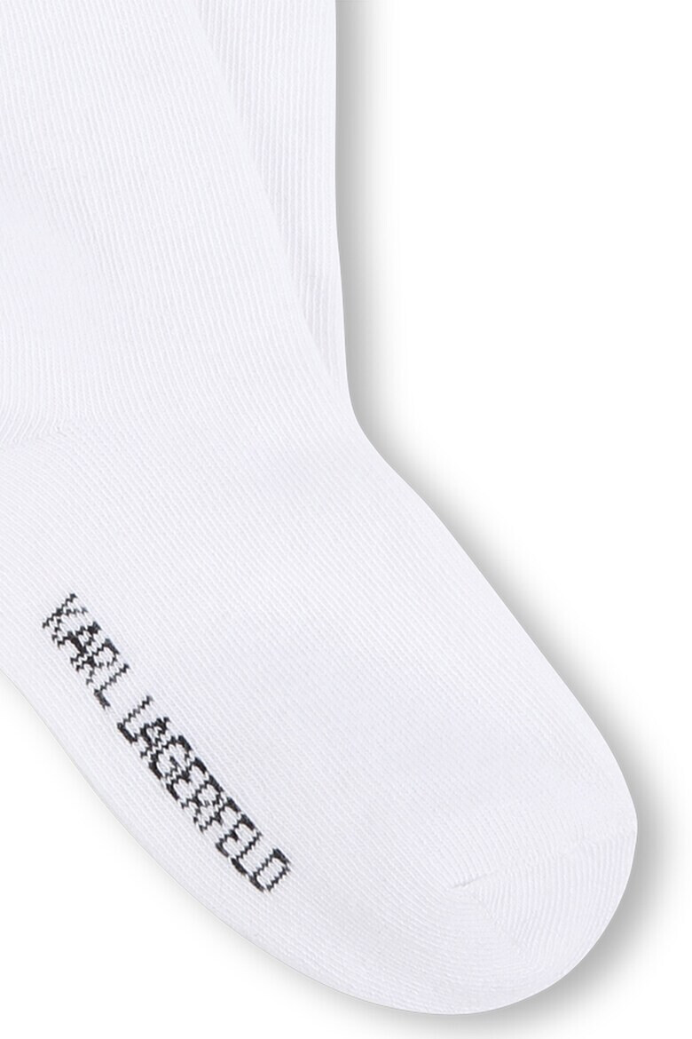 KARL LAGERFELD KIDS Дълги чорапи с лого - Pepit.bg