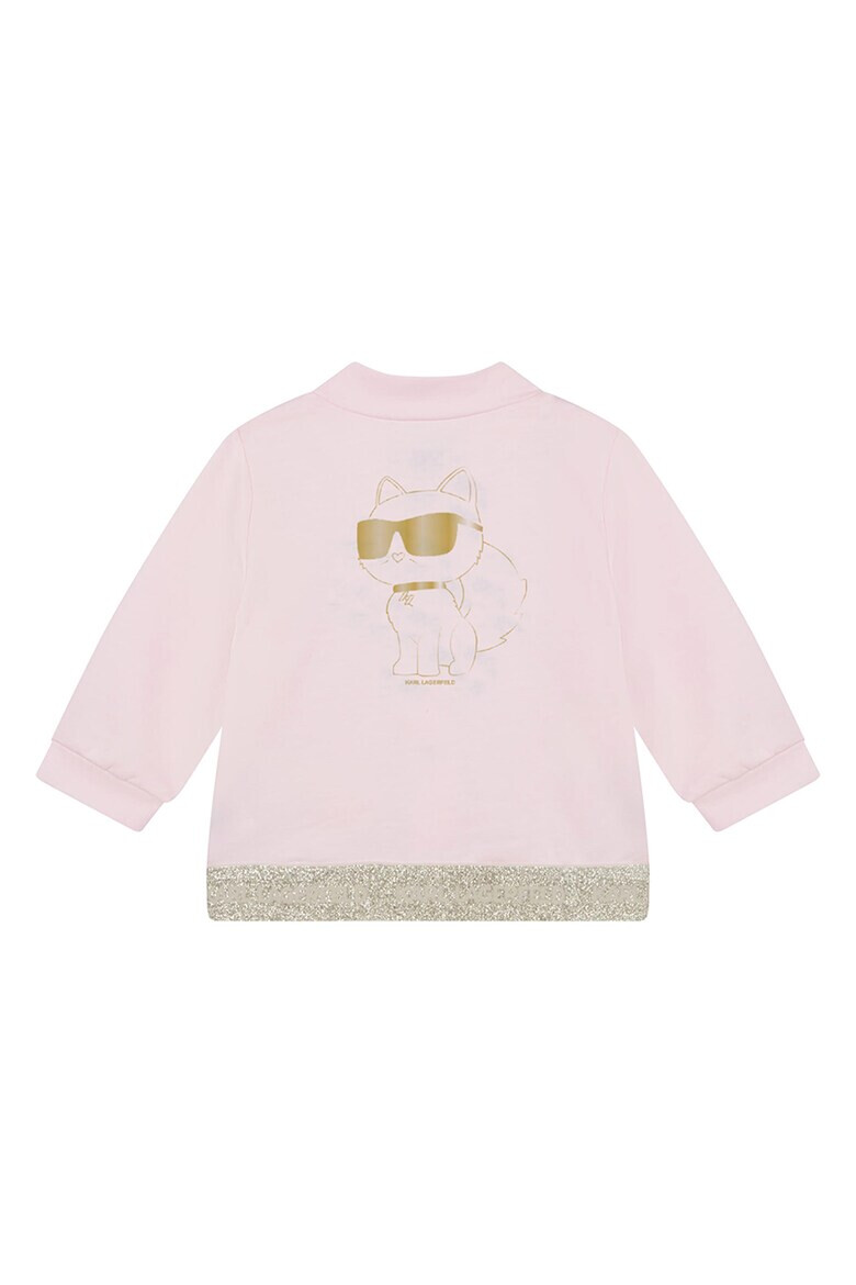 KARL LAGERFELD KIDS Яке тениска и панталон с памук - Pepit.bg