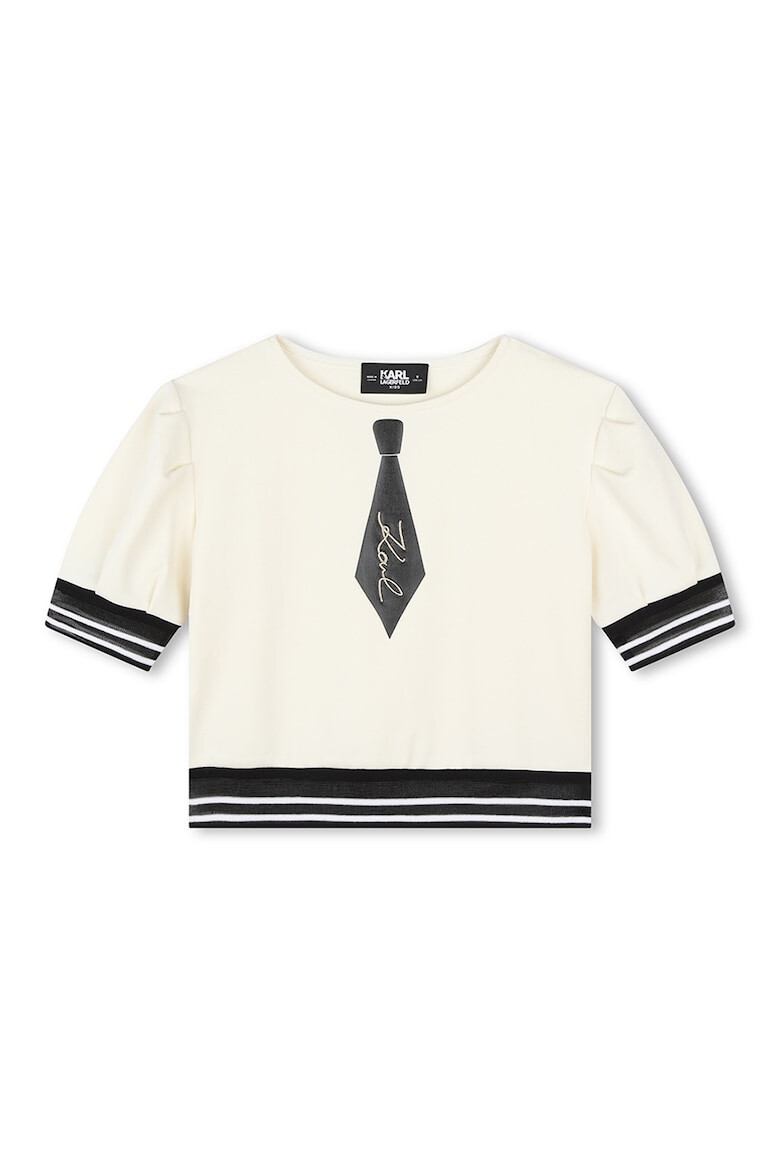 KARL LAGERFELD KIDS Клин с лого на талията - Pepit.bg