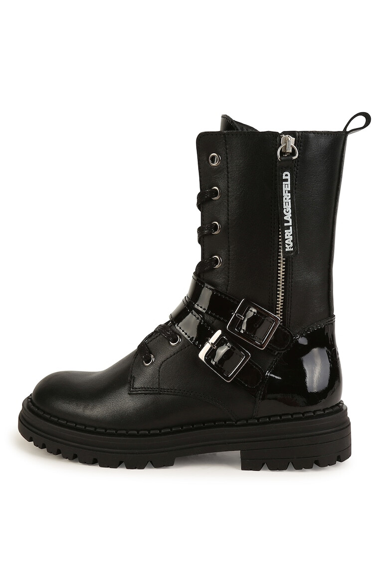KARL LAGERFELD KIDS Кожени боти - Pepit.bg