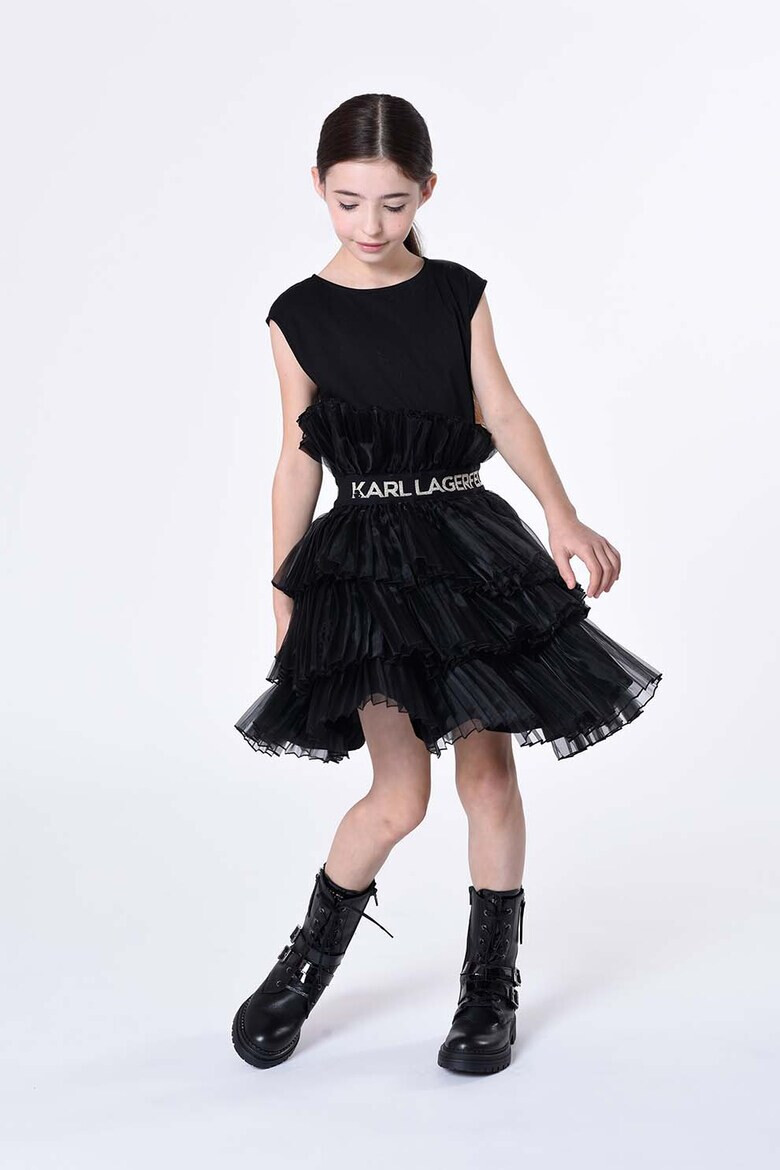 KARL LAGERFELD KIDS Кожени боти - Pepit.bg