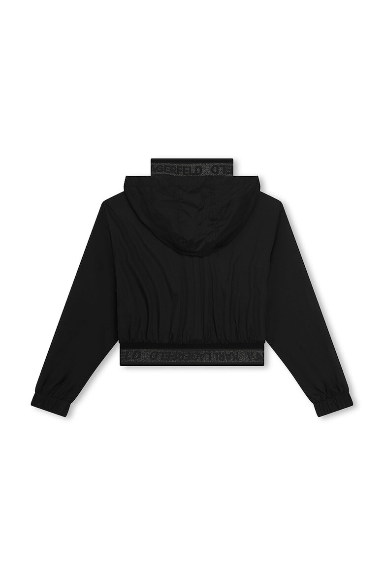 KARL LAGERFELD KIDS Късо худи с цип - Pepit.bg