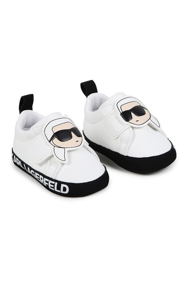 KARL LAGERFELD KIDS Пантофи с велкро - Pepit.bg