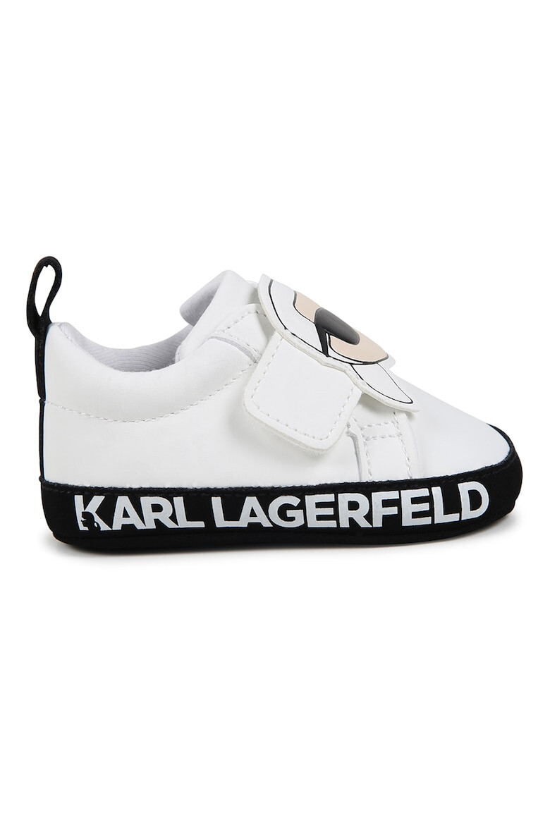 KARL LAGERFELD KIDS Пантофи с велкро - Pepit.bg