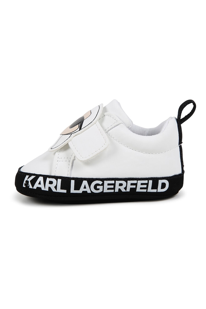 KARL LAGERFELD KIDS Пантофи с велкро - Pepit.bg