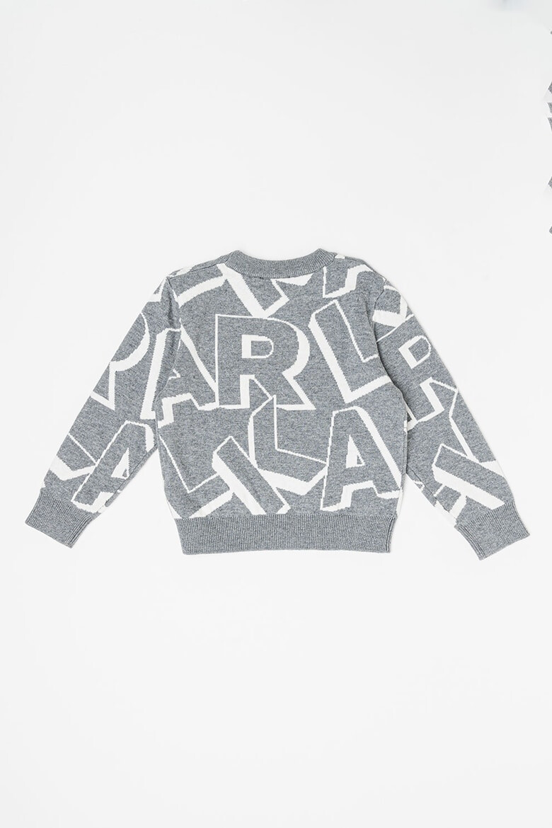 KARL LAGERFELD KIDS Пуловер с лого - Pepit.bg