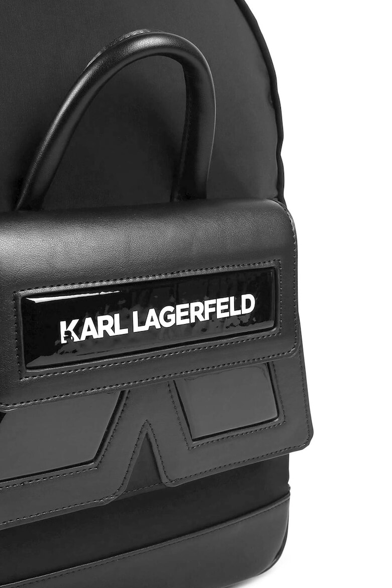 KARL LAGERFELD KIDS Раница с джоб с капаче - Pepit.bg