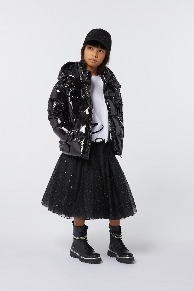 KARL LAGERFELD KIDS Тениска с лого - Pepit.bg