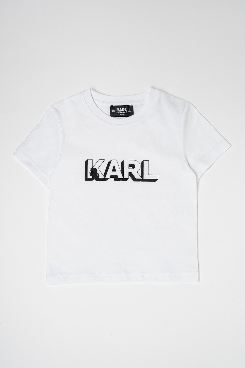 KARL LAGERFELD KIDS Тениска с лого - Pepit.bg