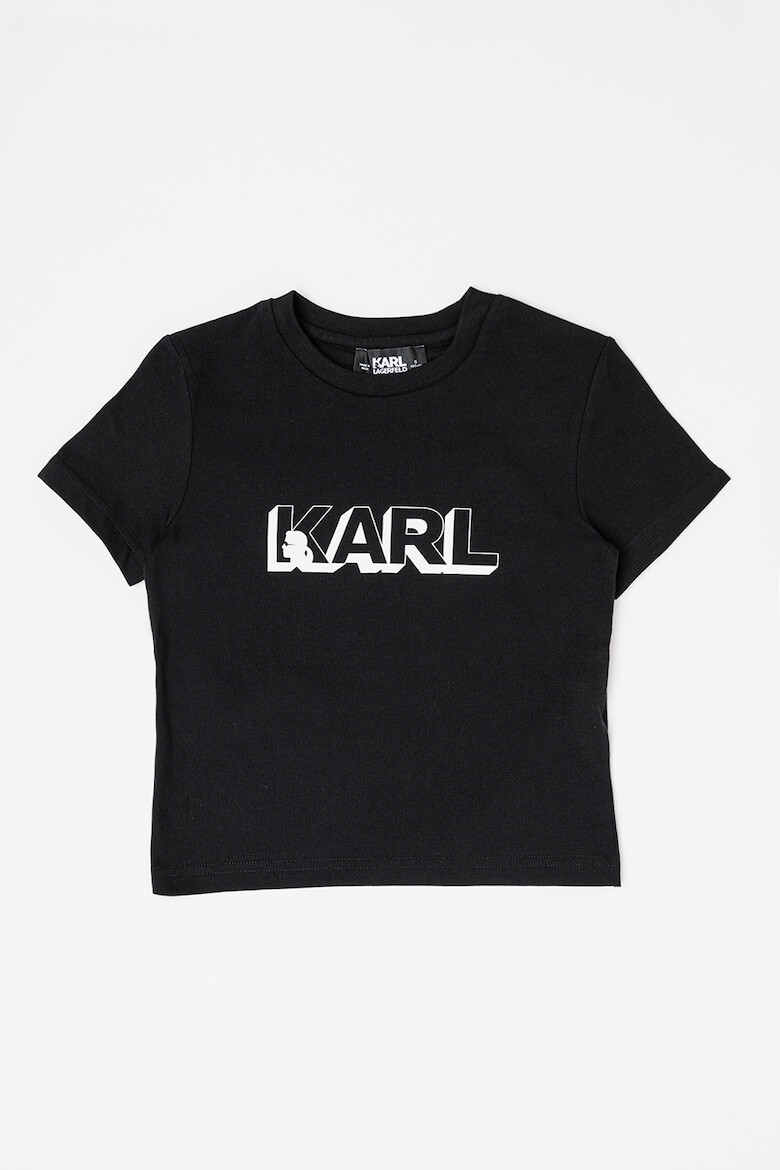 KARL LAGERFELD KIDS Тениска с лого - Pepit.bg