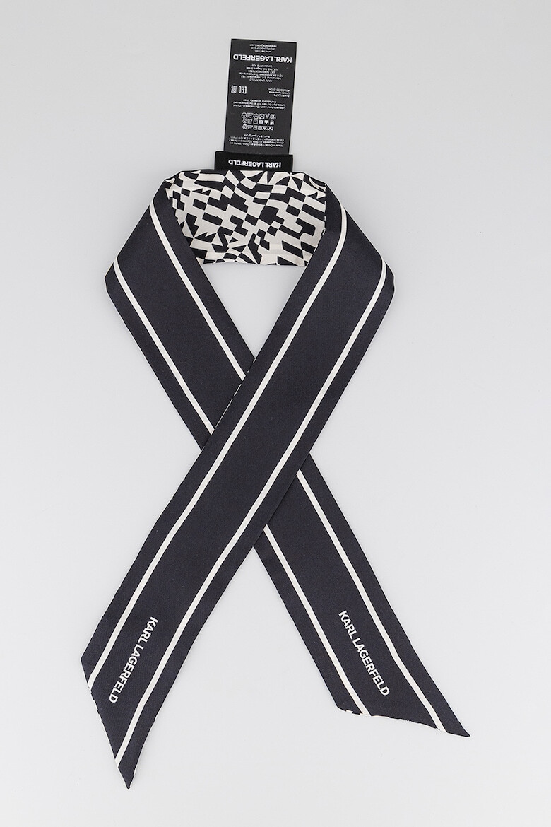 Karl Lagerfeld Копринен шал Essential - Pepit.bg