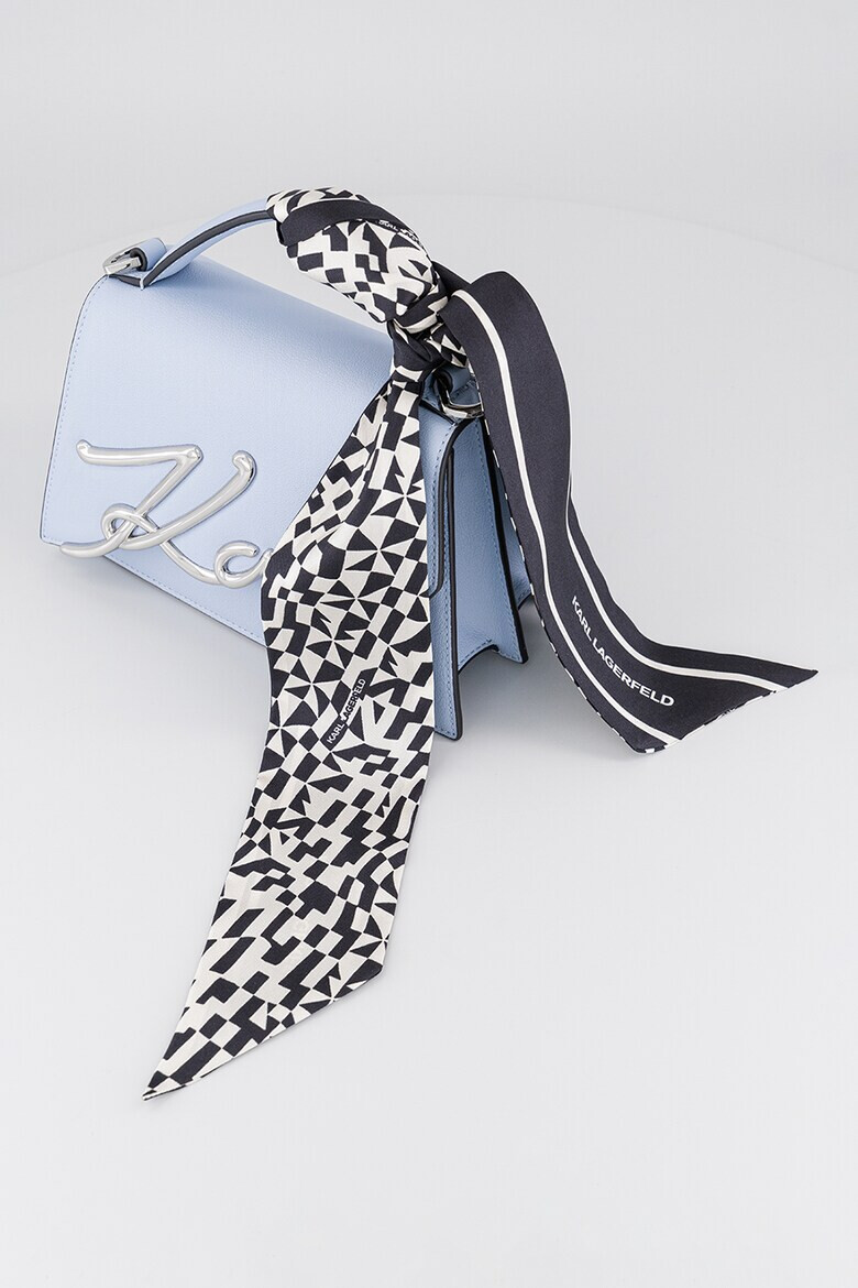 Karl Lagerfeld Копринен шал Essential - Pepit.bg