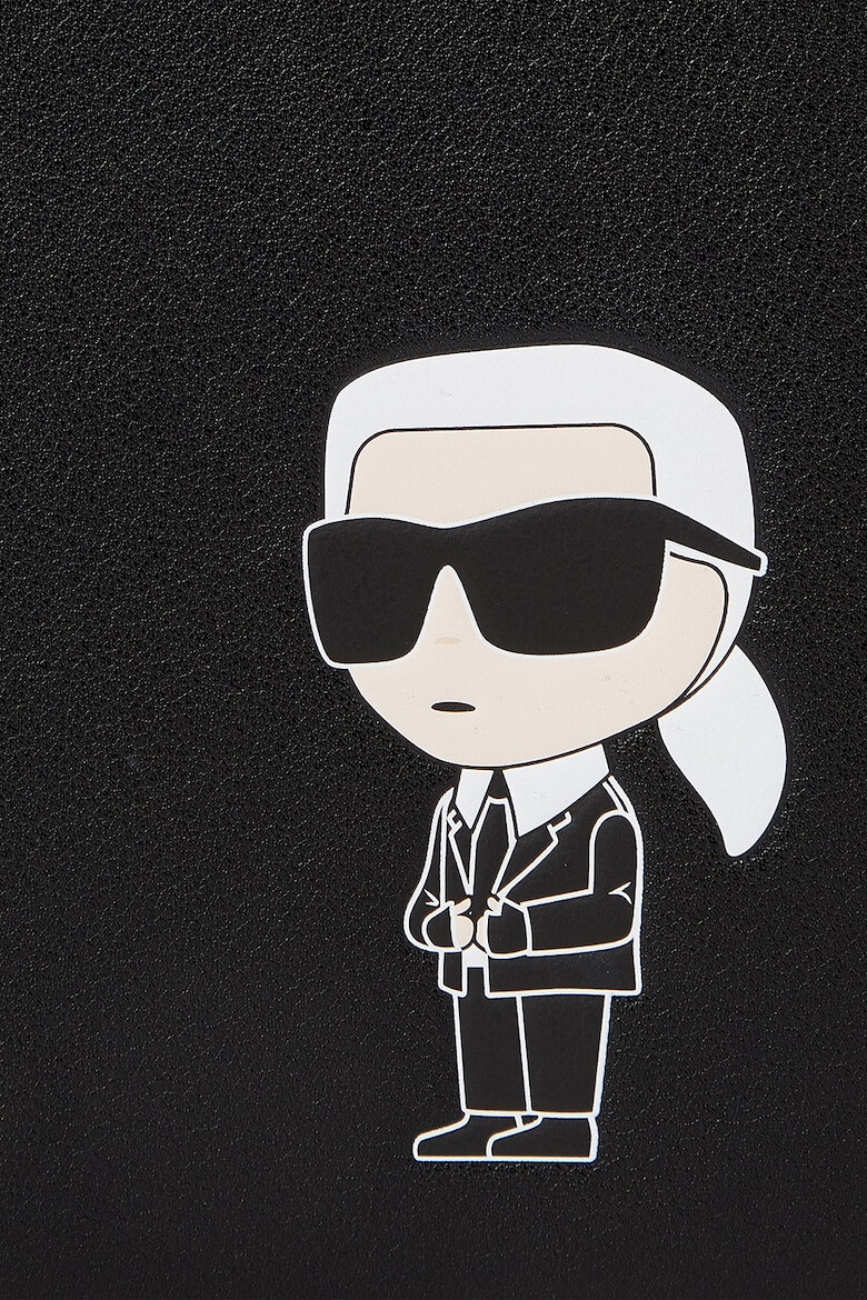 Karl Lagerfeld Кожен калъф за паспорт Ikonik - Pepit.bg