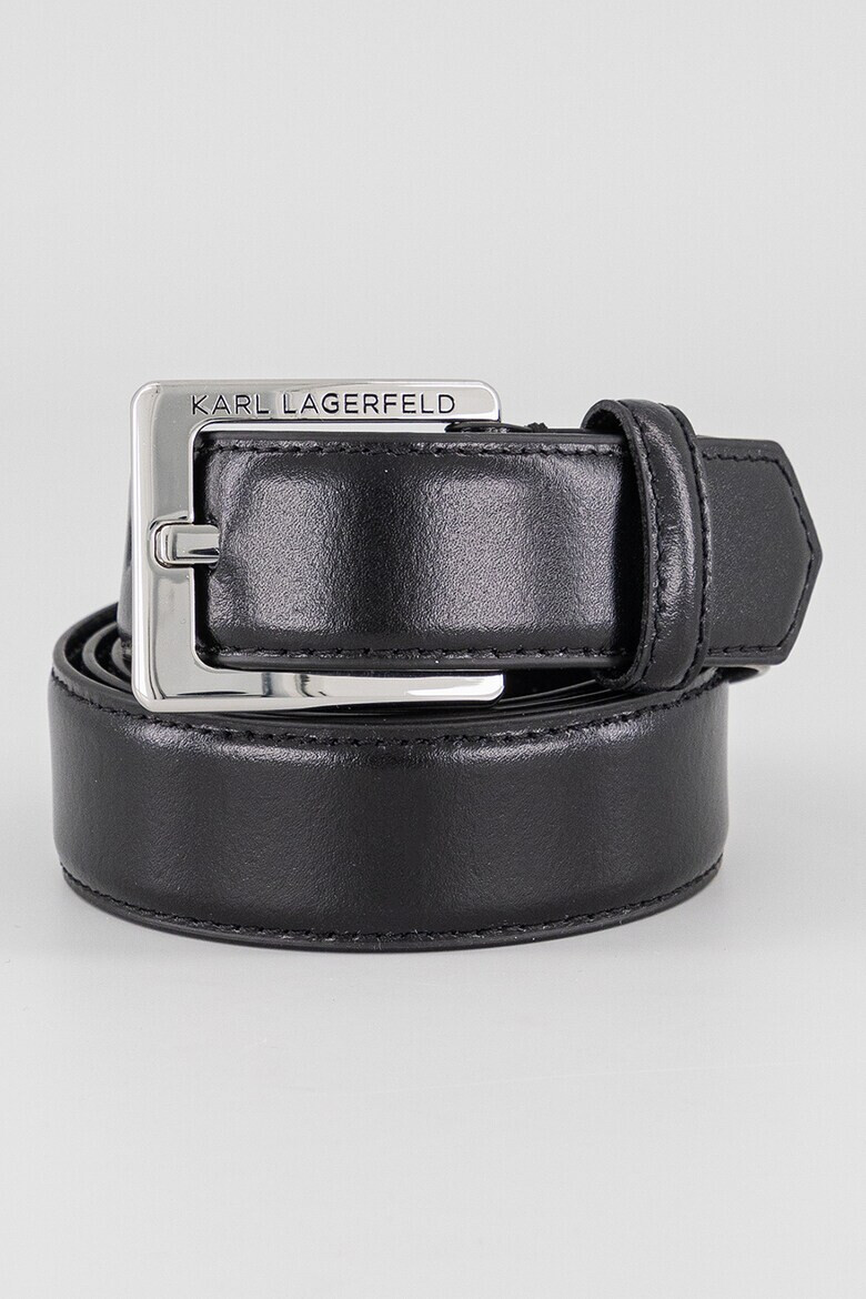 Karl Lagerfeld Кожен колан с лого - Pepit.bg