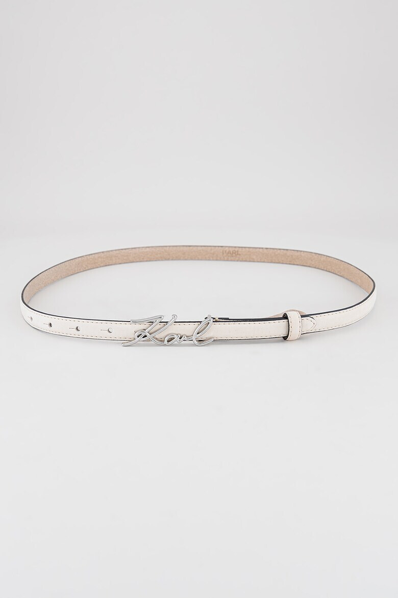 Karl Lagerfeld Кожен колан Signature - Pepit.bg