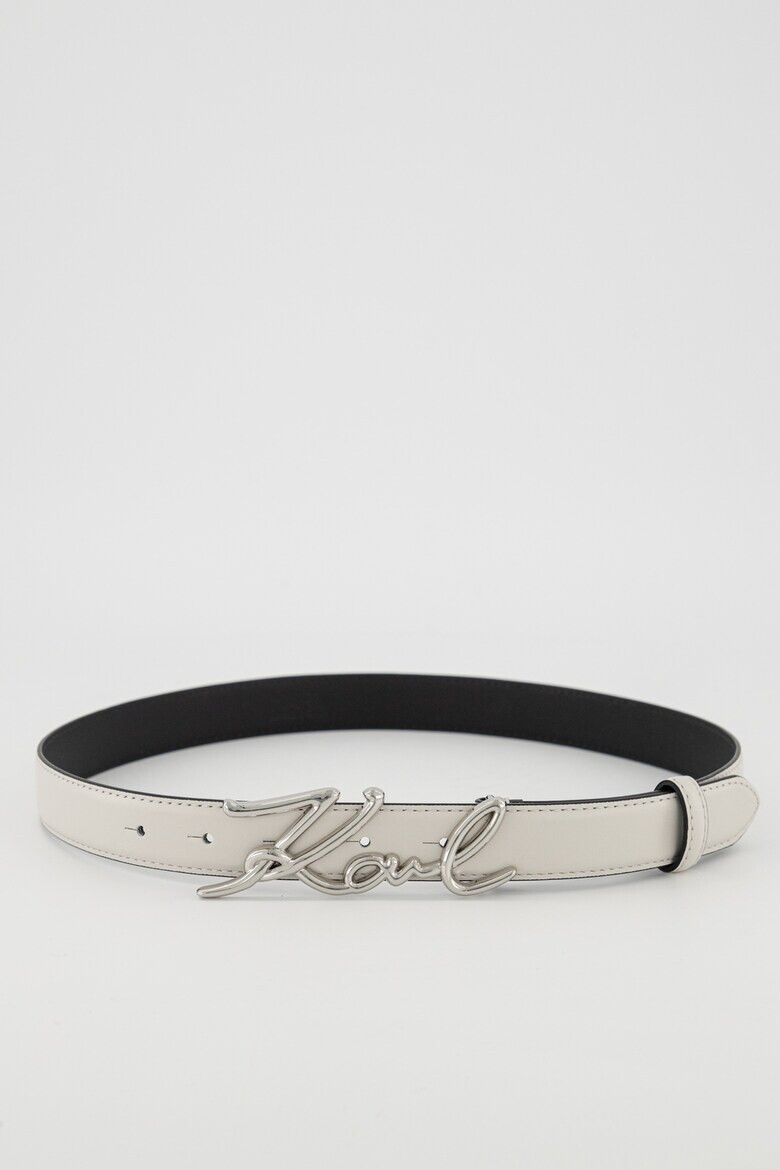 Karl Lagerfeld Кожен колан Signature - Pepit.bg
