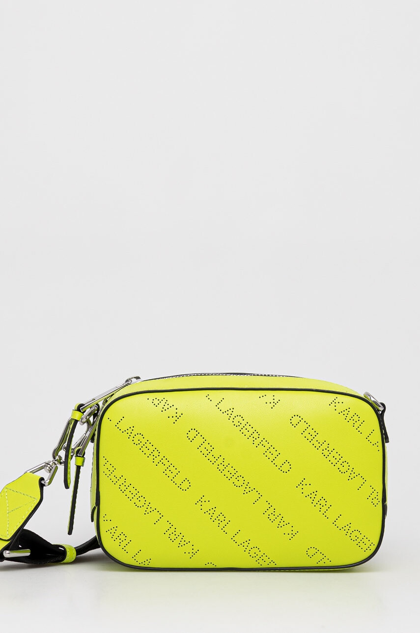 Karl Lagerfeld Кожена чанта K/Signature за рамо - Pepit.bg