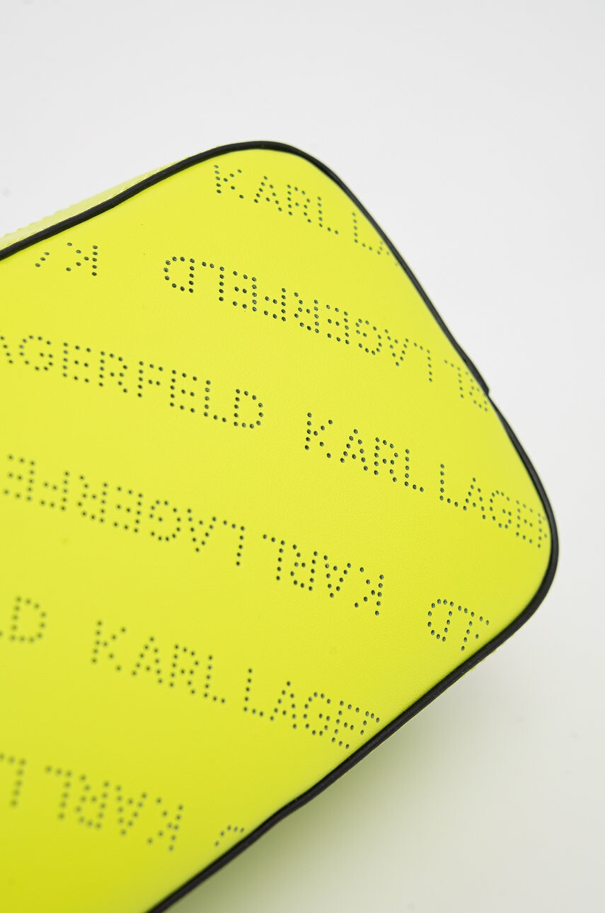 Karl Lagerfeld Кожена чанта K/Signature за рамо - Pepit.bg