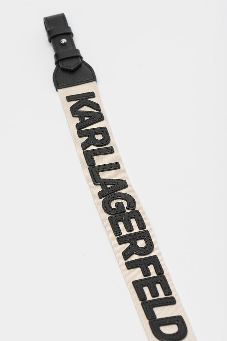 Karl Lagerfeld Кожена чанта K/Circle с лого - Pepit.bg