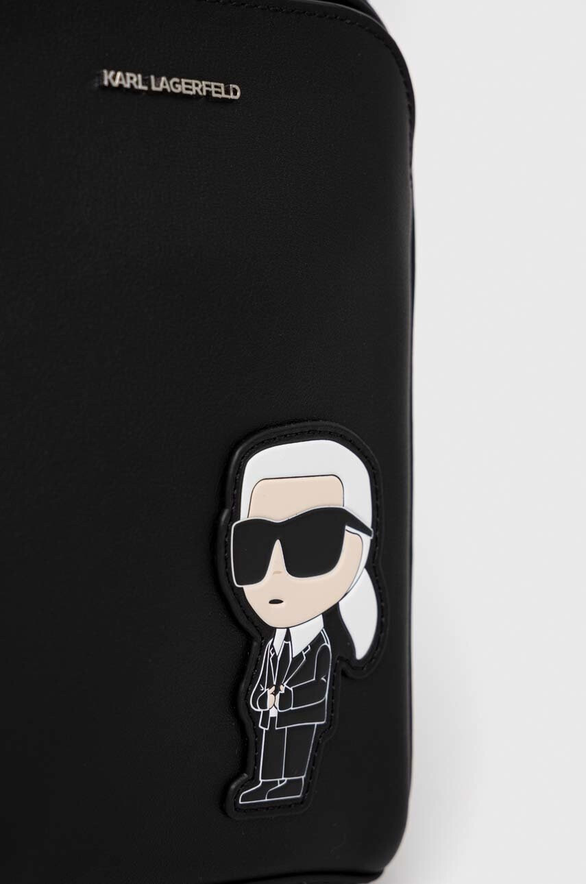 Karl Lagerfeld Кожена чанта през рамо - Pepit.bg