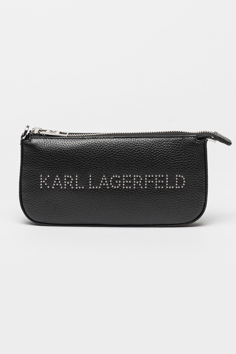 Karl Lagerfeld Кожена чанта през рамо - Pepit.bg
