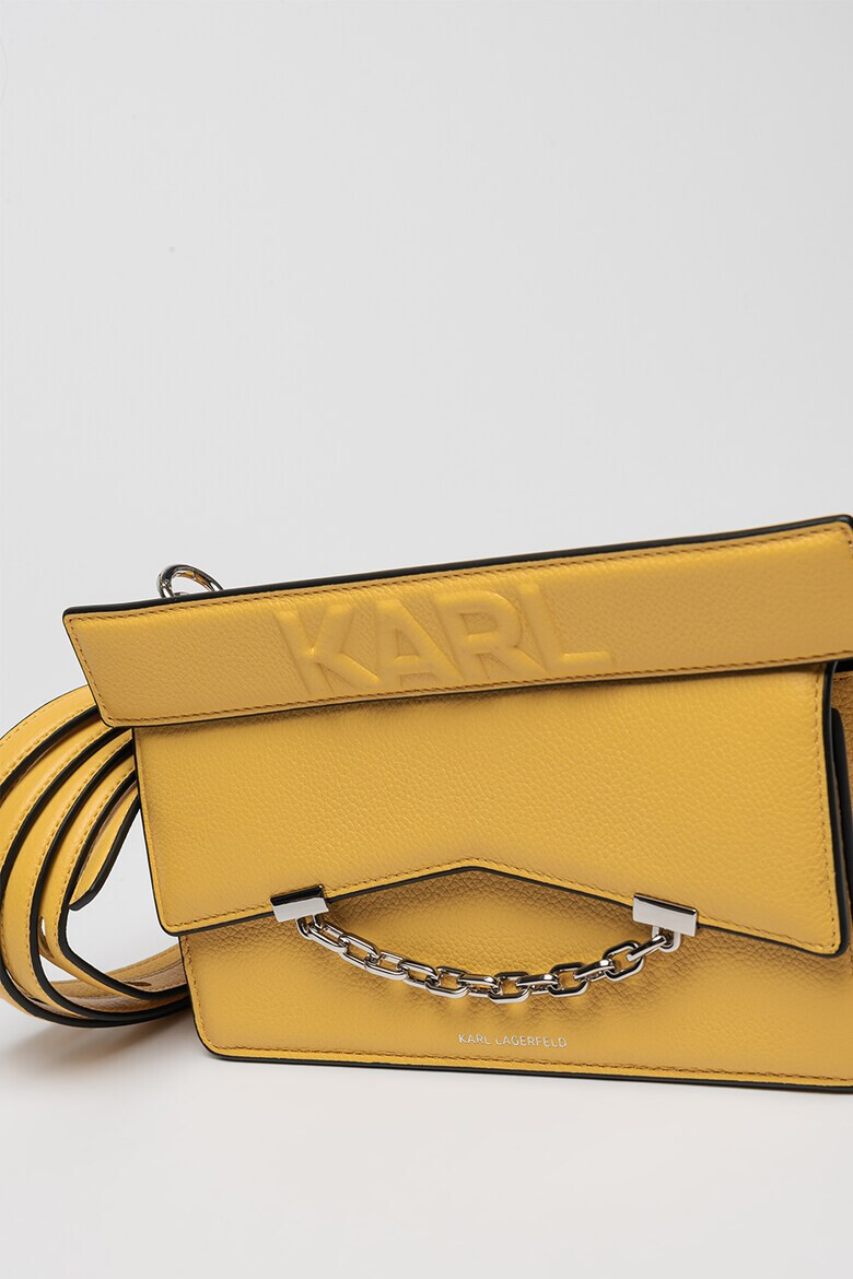 Karl Lagerfeld Кожена чанта Seven - Pepit.bg