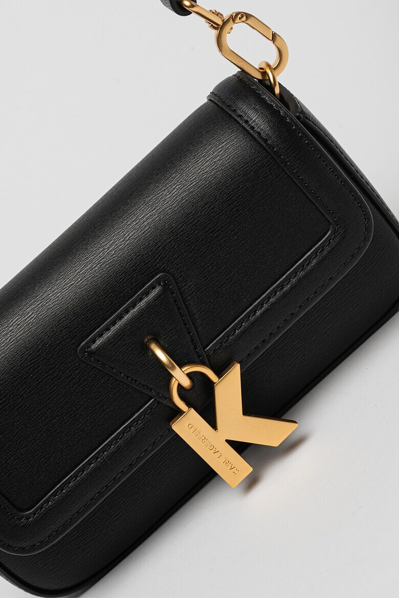 Karl Lagerfeld Кожена чанта за рамо Lock - Pepit.bg