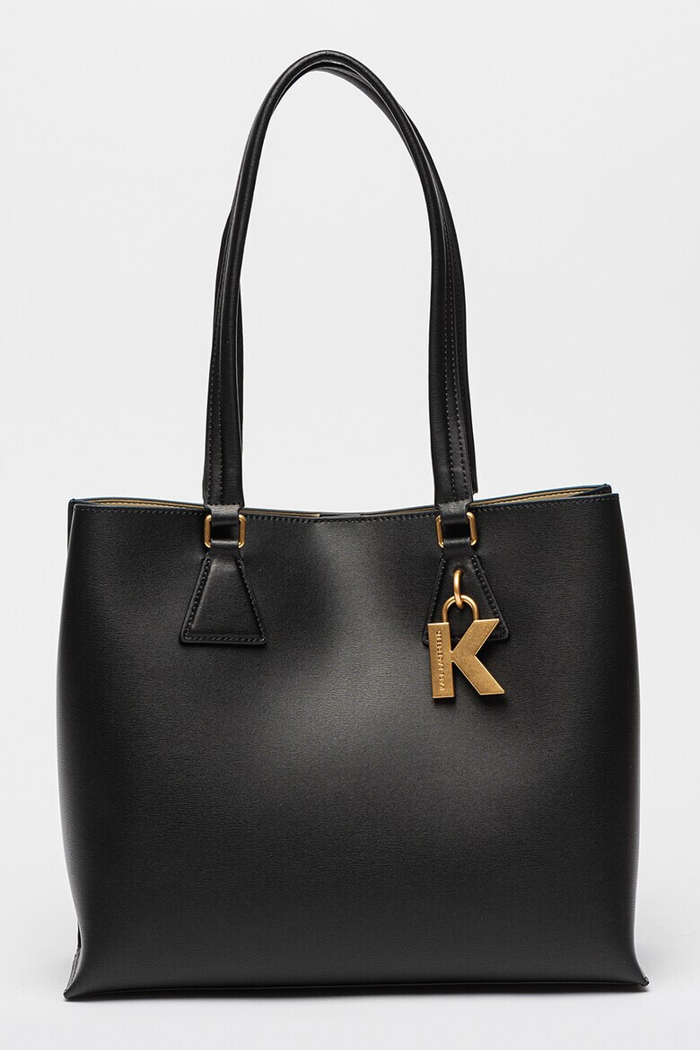 Karl Lagerfeld Кожена шопинг чанта Lock Soft MD - Pepit.bg
