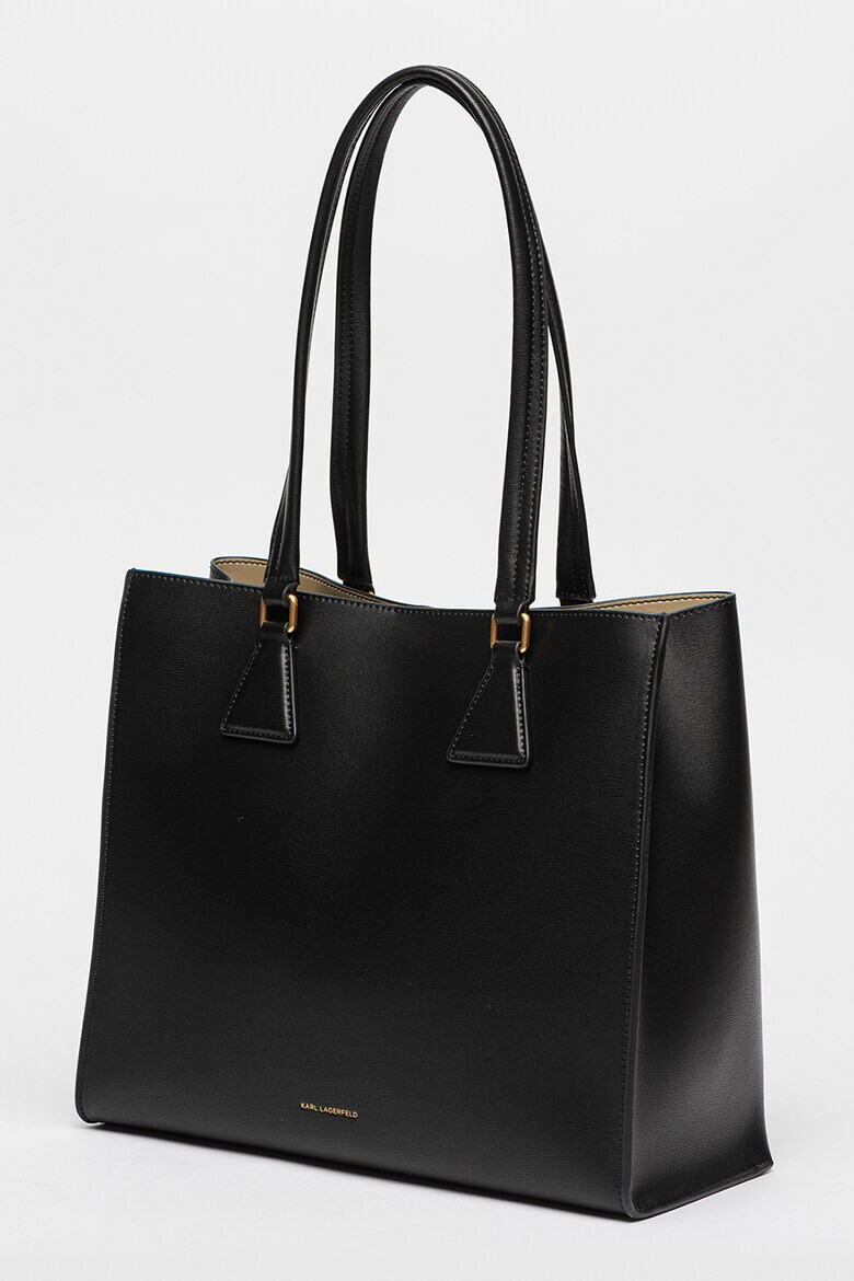 Karl Lagerfeld Кожена шопинг чанта Lock Soft MD - Pepit.bg