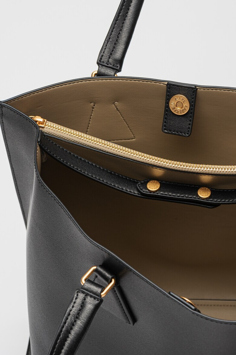 Karl Lagerfeld Кожена шопинг чанта Lock Soft MD - Pepit.bg