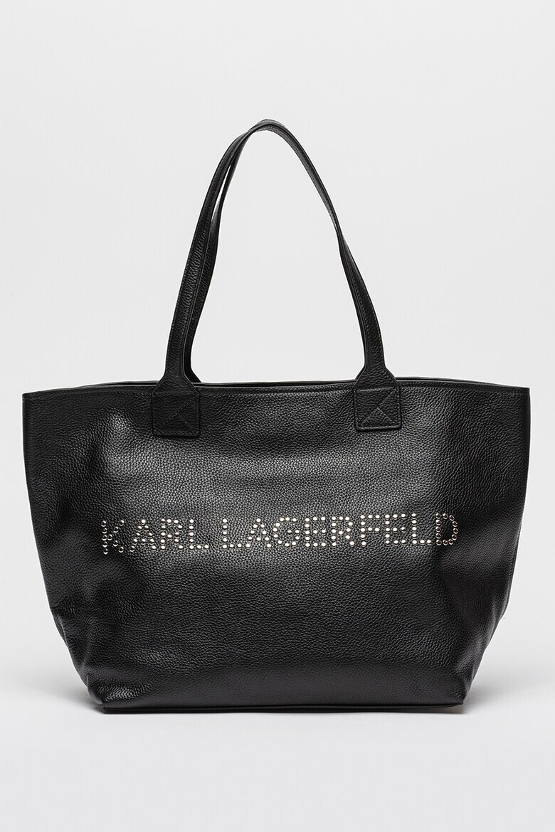 Karl Lagerfeld Кожена шопинг чанта Marché - Pepit.bg