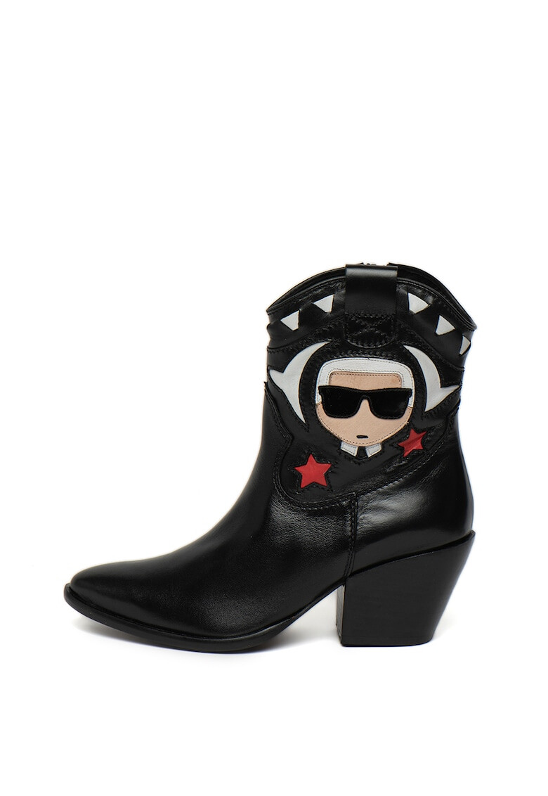 Karl Lagerfeld Кожени боти Kavalier II - Pepit.bg