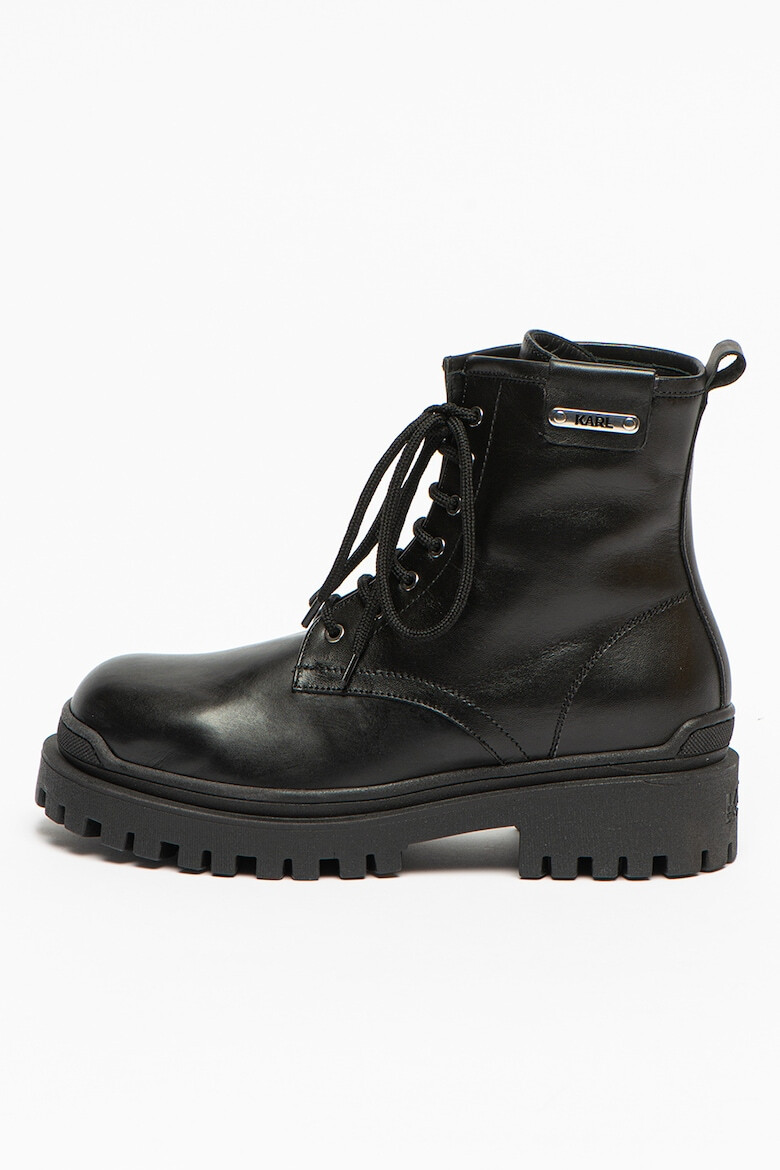 Karl Lagerfeld Кожени боти Lance Biker II - Pepit.bg