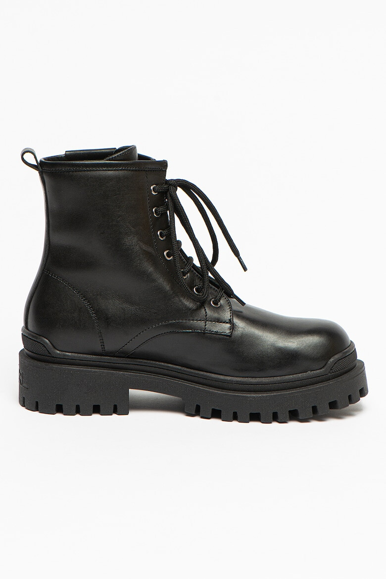 Karl Lagerfeld Кожени боти Lance Biker II - Pepit.bg
