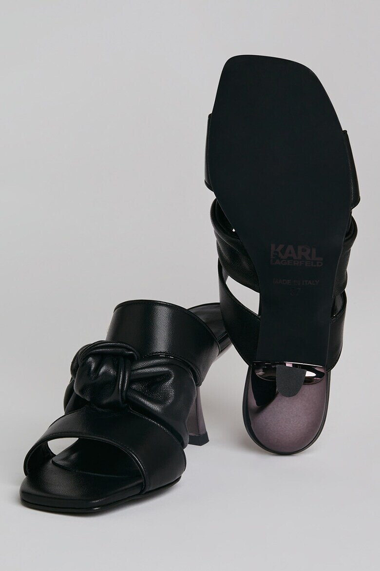 Karl Lagerfeld Кожени сандали с възел - Pepit.bg