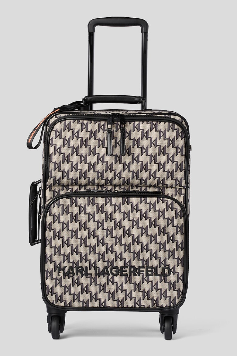 Karl Lagerfeld Куфар с монограм - 47 л - Pepit.bg
