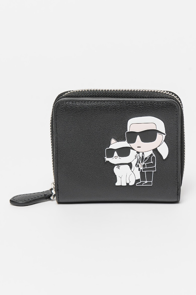 Karl Lagerfeld Портфейл Ikonik с цип - Pepit.bg