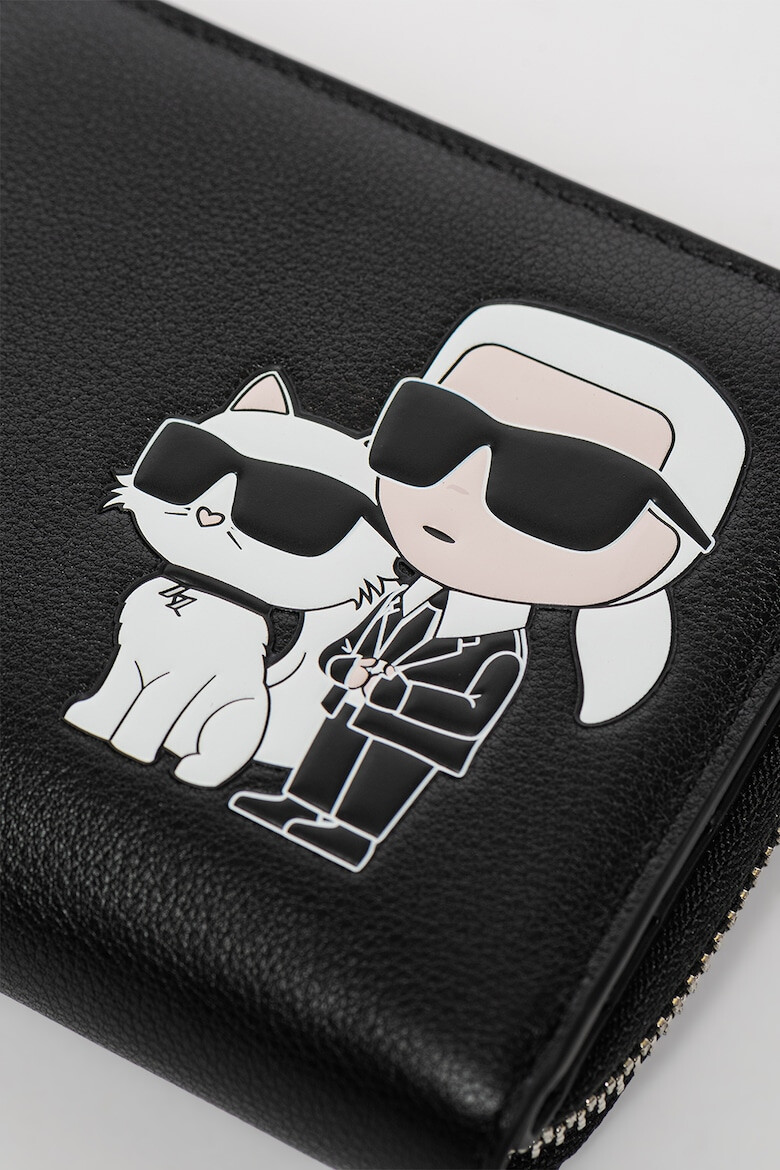 Karl Lagerfeld Портфейл Ikonik с цип - Pepit.bg