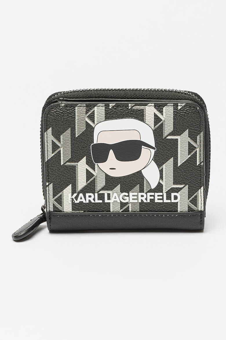 Karl Lagerfeld Портфейл K/Ikonik от еко кожа с принт - Pepit.bg