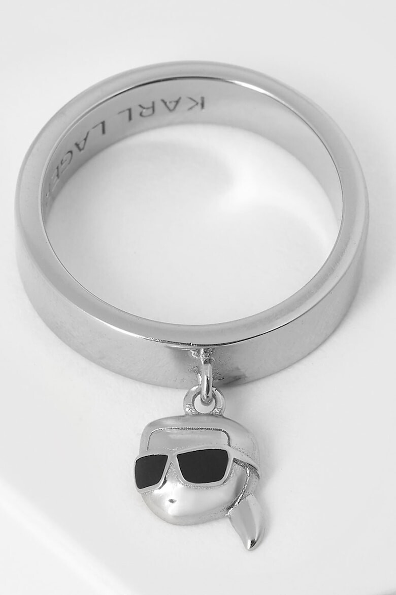 Karl Lagerfeld Пръстен с лого onik - Pepit.bg