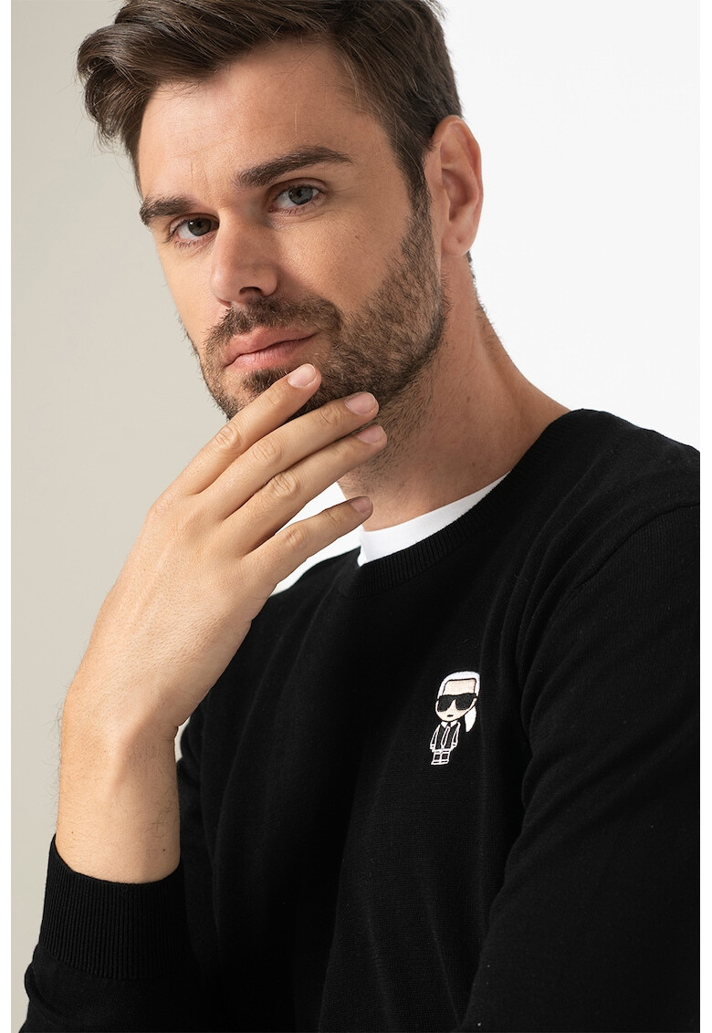 Karl Lagerfeld Пуловер с лого - Pepit.bg