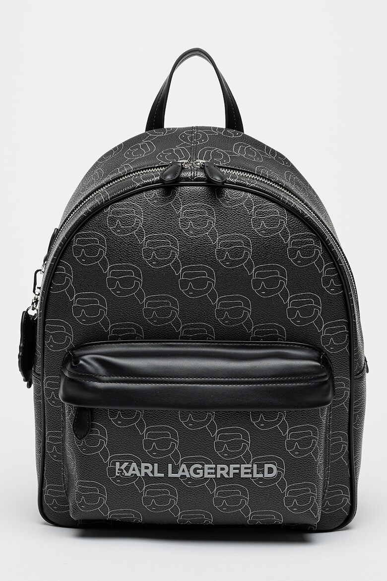Karl Lagerfeld Раница Ikon Mono с външен джоб - Pepit.bg