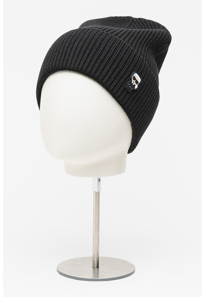 Karl Lagerfeld Рипсена шапка - Pepit.bg