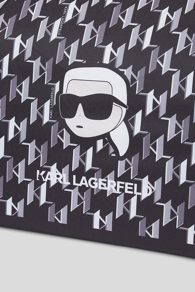 Karl Lagerfeld Сгъваем чадър с лого - Pepit.bg